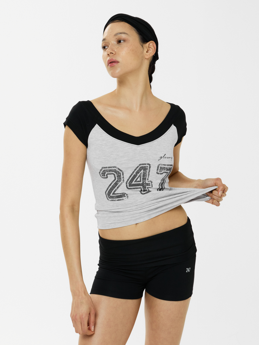 MUSINSA | GLOWNY 247 SNUG TEE (2 Colors)