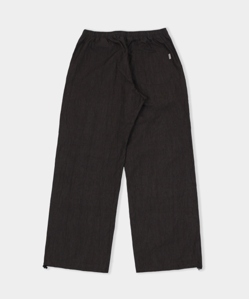 Винтажные нейлоновые брюки-парашюты (Black)