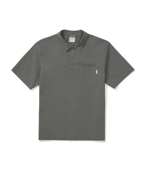Охлаждающее поло с карманом (S25MMRPS60) Dark Gray