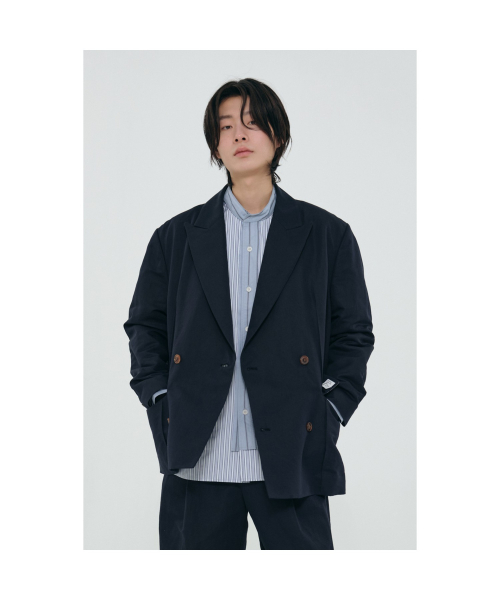 Linging Print Oversized Linen Jacket_RKJAS24607NYX