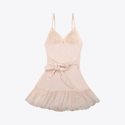 Шелковая сорочка WEDDING PEARL в цвете Light Pink