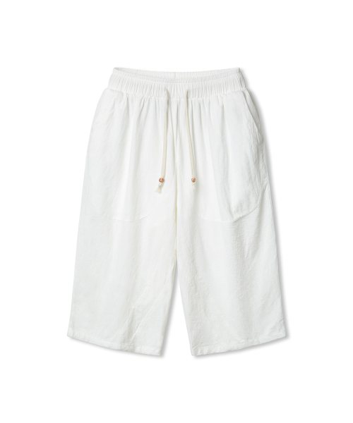 Брюки на резинке 9/10 под лен DLX2912 (3 COLORS)