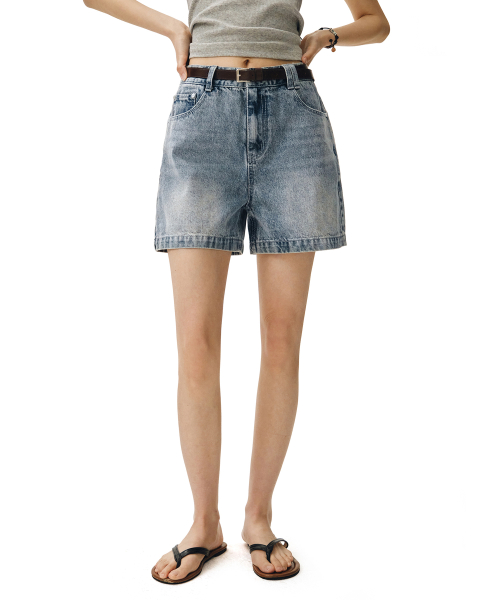 Signature Denim Shorts DCWPT007LBlueB