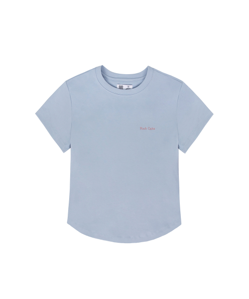 Curve Line Essential Top - Baby Blue