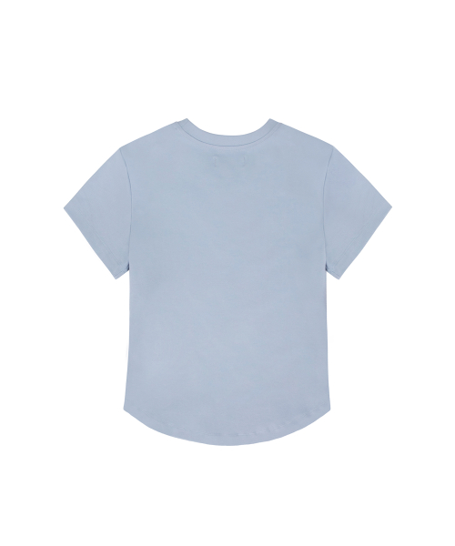 Curve Line Essential Top - Baby Blue