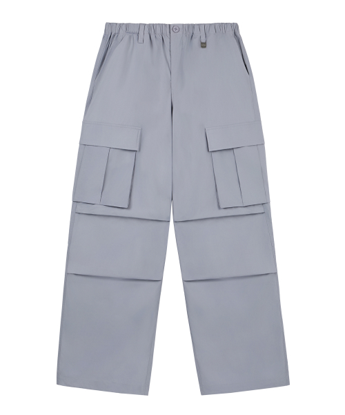Parachute Cargo String Pants - Gray