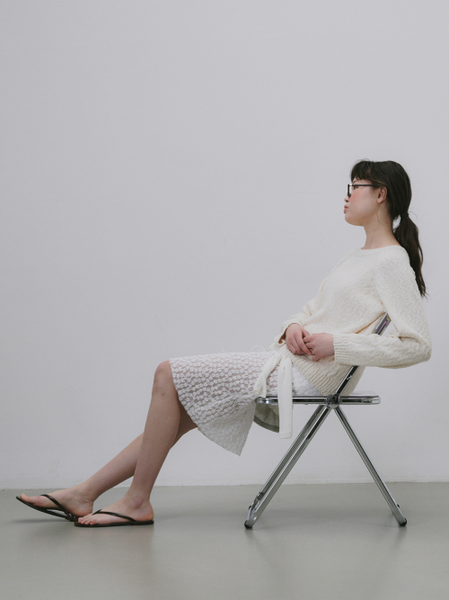 Cotton round knit (Black)