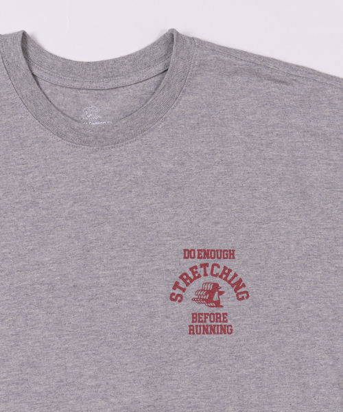 Футболка с пингвином из стрейча (Grey)