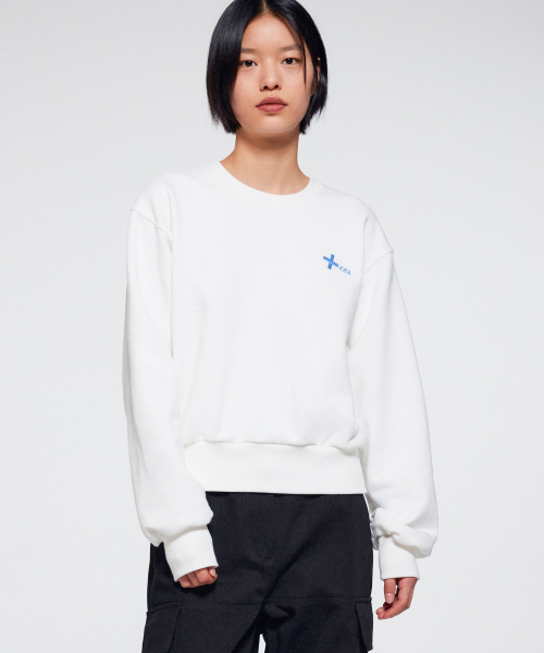 UNISEX ERA HEAVY SWEATSHIRTS - WHITE