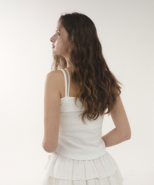 CHERIE DRAPE TOP [WHITE]