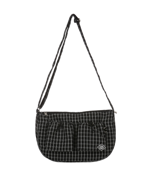 [CN]CHECK 2POCKET HOBO BAG [3 COLOR]