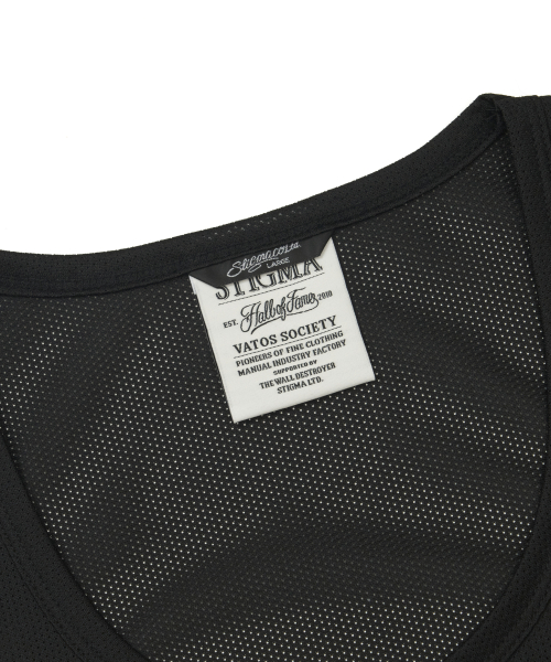 Mesh Oversized Sleeveless Black
