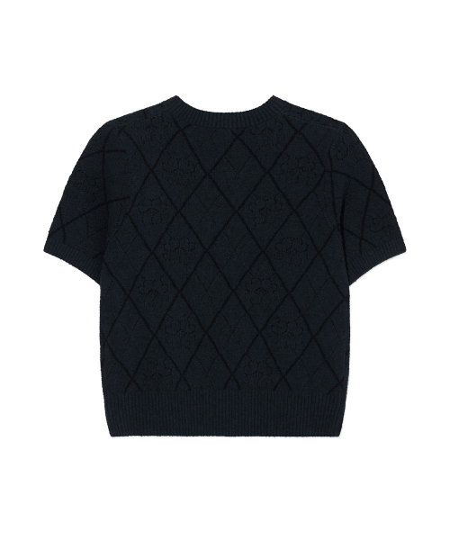 Женский джемпер Clover Heart жаккард Navy