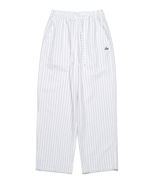 Женские легкие полосатые брюки White