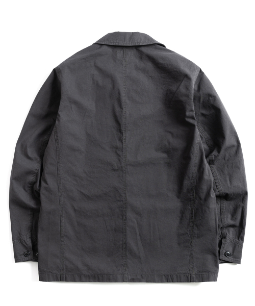 W23 COTTON CHORE JACKET (ash black)