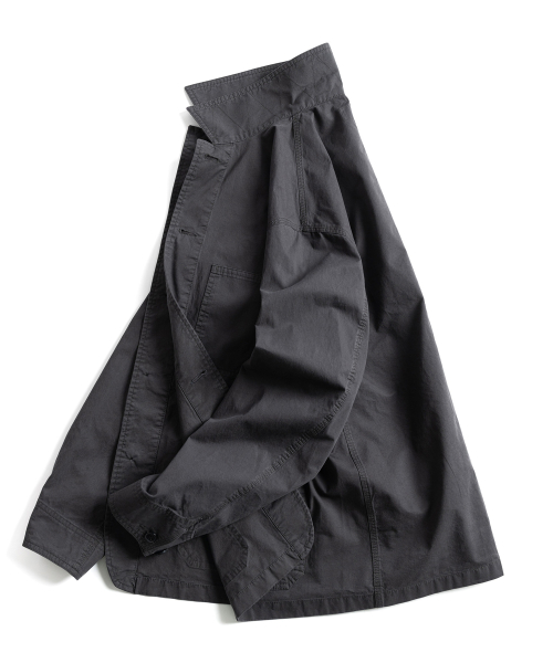 W23 COTTON CHORE JACKET (ash black)