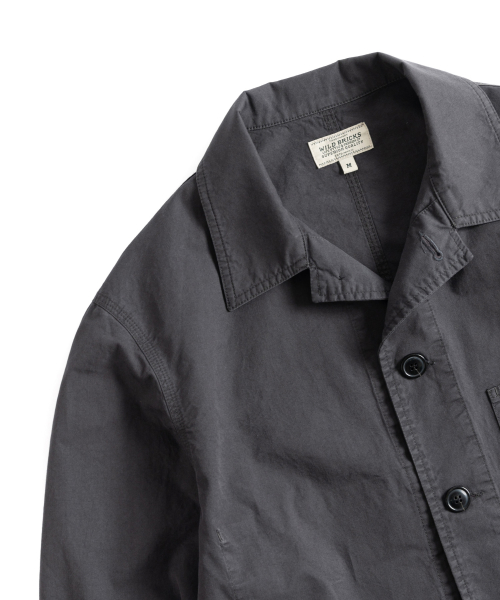 W23 COTTON CHORE JACKET (ash black)