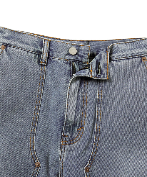 Denim Carpenter Short Washed Blue