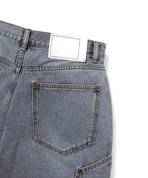 Denim Carpenter Short Washed Blue