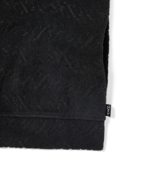 Terry S/S Zip Shirt Black