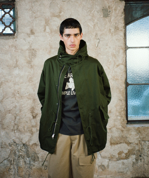 SHORT MODS COAT (OLIVE)