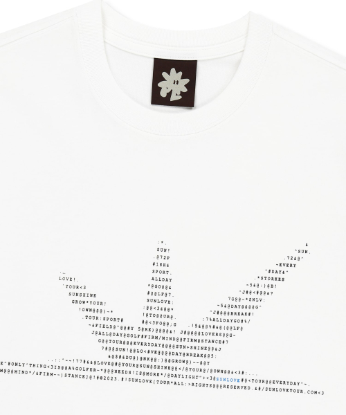 ASCII Daybreak Tee White