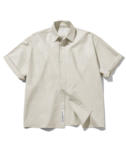 Рубашка All Day Oxford Half Shirt (5 цветов, Basic/Crop на выбор)