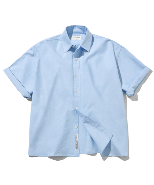 Рубашка All Day Oxford Half Shirt (5 цветов, Basic/Crop на выбор)