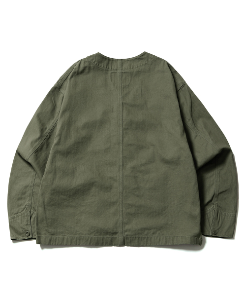 ROUND ENGINEER HBT JACKET (OLIVE)