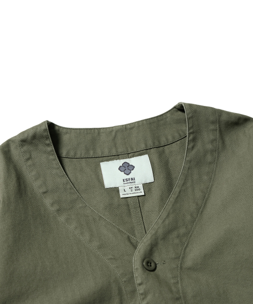 ROUND ENGINEER HBT JACKET (OLIVE)