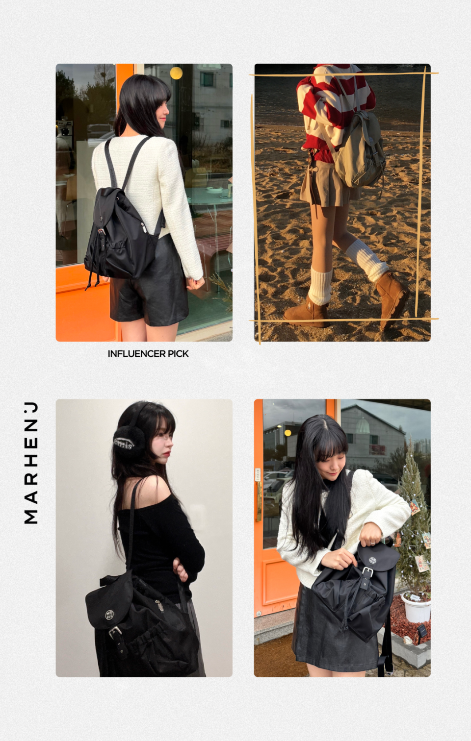 MUSINSA公式 | MARHEN.J SCARLET BACKPACK
