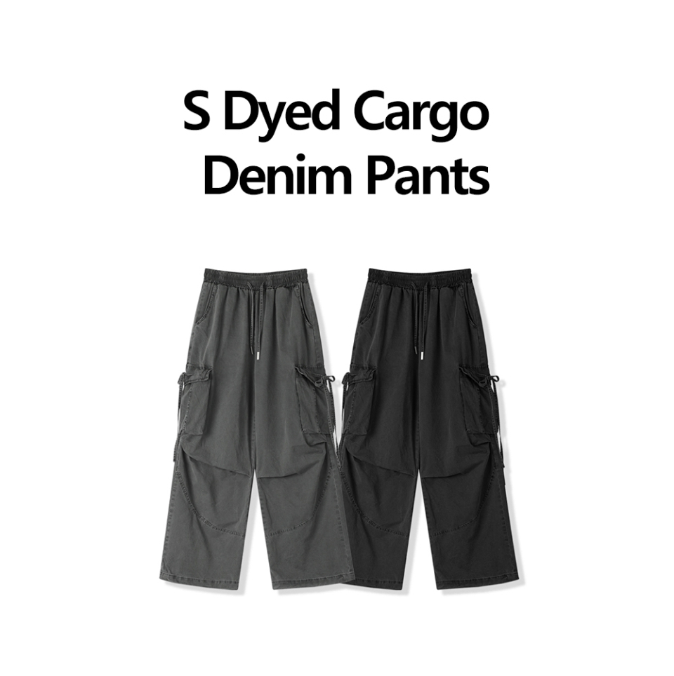 MUSINSA公式 | AVANDRESS S Dyed Cargo Denim Pants - 2COL