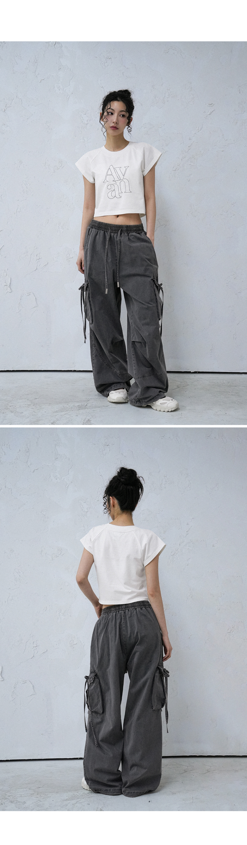 AVANDRESS ■ S Dyed Cargo Denim Pants - 2COL MUSINSA | AVANDRESS Side Big Cargo Pants VINTAGE PINK