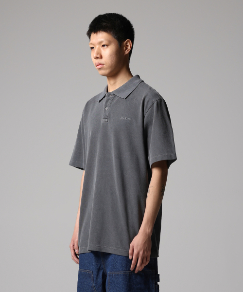 Футболка поло Garment Dyed Charcoal