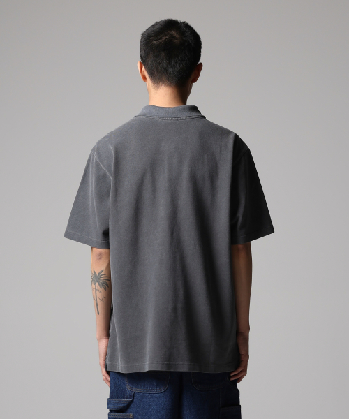 Футболка поло Garment Dyed Charcoal