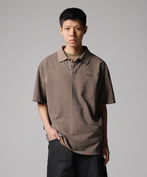 Футболка поло Garment Dyed Brown