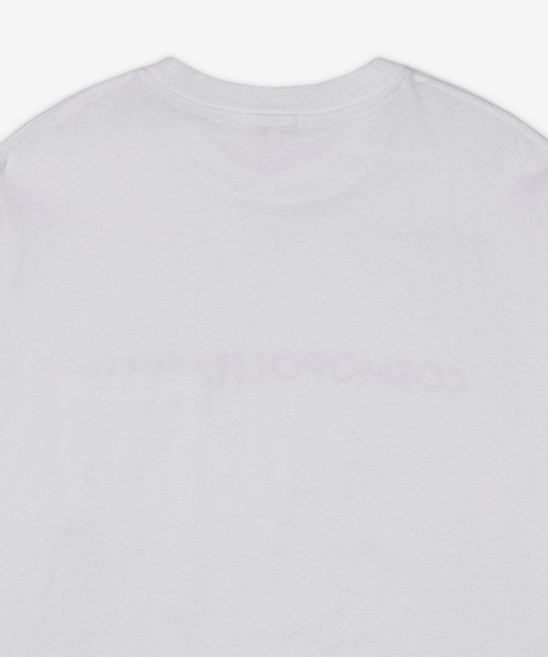 Футболка с принтом Cross Crewneck White Cosmopolitanism / QT260NP163