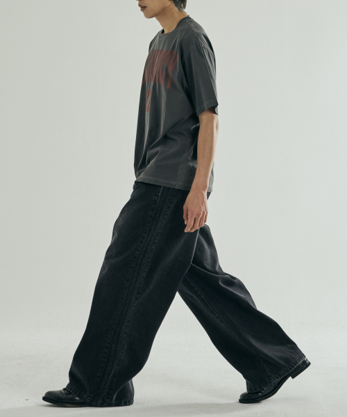 Джинсы Incision Track Denim Pants (Black)
