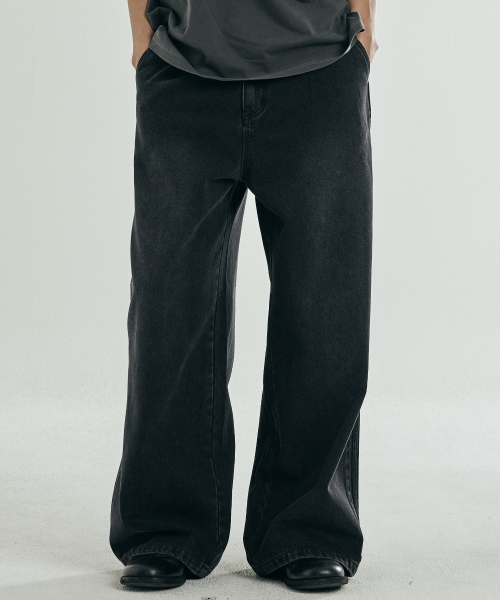 Джинсы Incision Track Denim Pants (Black)