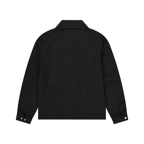 PATCH COLLAR JACKET (BLACK)