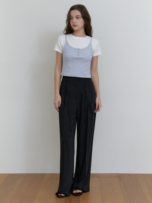 Watt belt slacks (black)