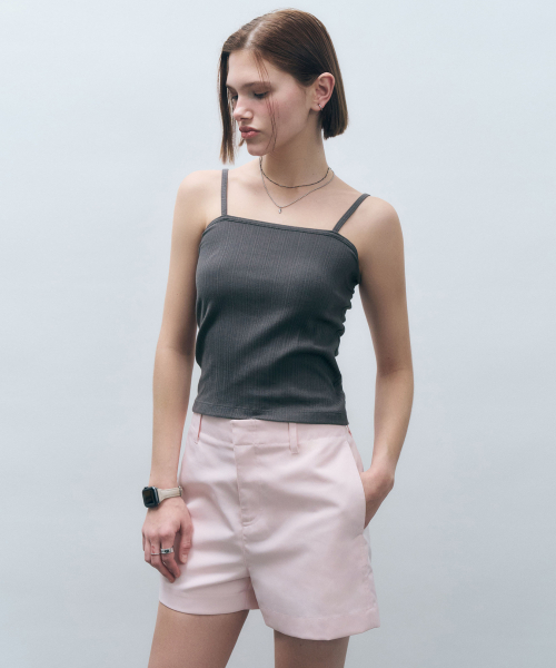 Базовая майка в рубчик из хлопка MDTS079_4 Colors