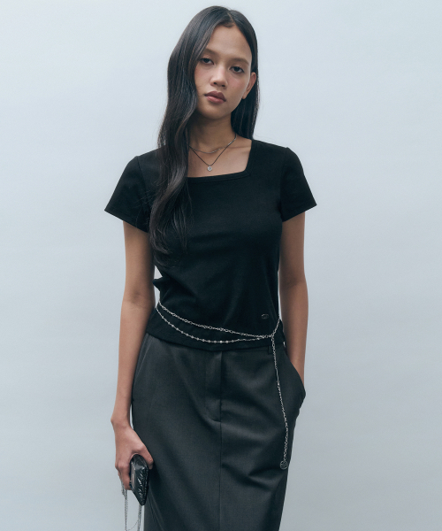 Базовая футболка с квадратным вырезом MDTS072 4 Colors