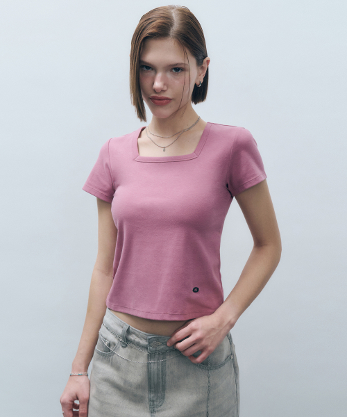 Базовая футболка с квадратным вырезом MDTS072 4 Colors
