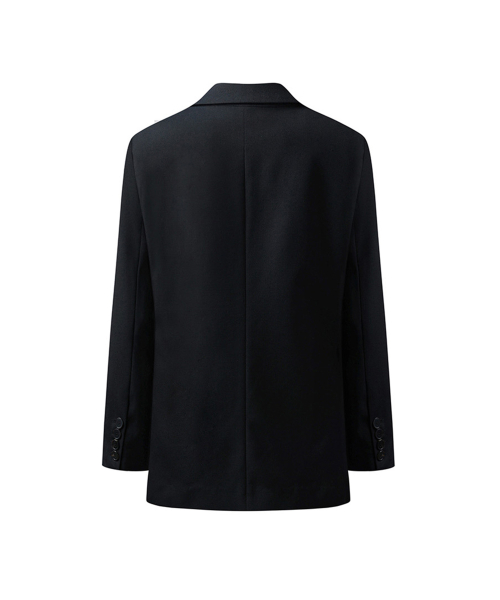 Star rivet basic jacket Black