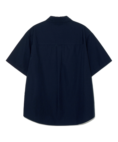 Льняная рубашка с карманом Loko Navy