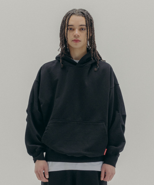 Худи Small Logo Washed Black