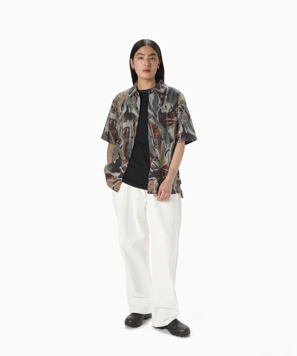 【THISISNEVERTHAT】Jacquard Pattern Button Up Top Multi Jacquard Pattern Button Up Top - thisisneverthat®