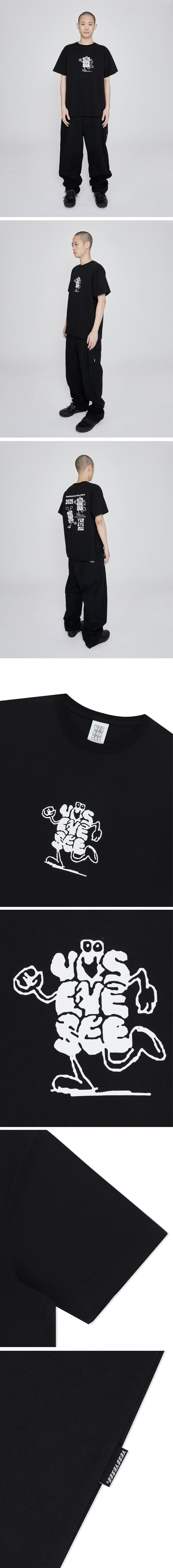 ★2025SS新作★YESEYESEE★Alive Logo Tee yeseyesee® :: Alive Logo Tee Black