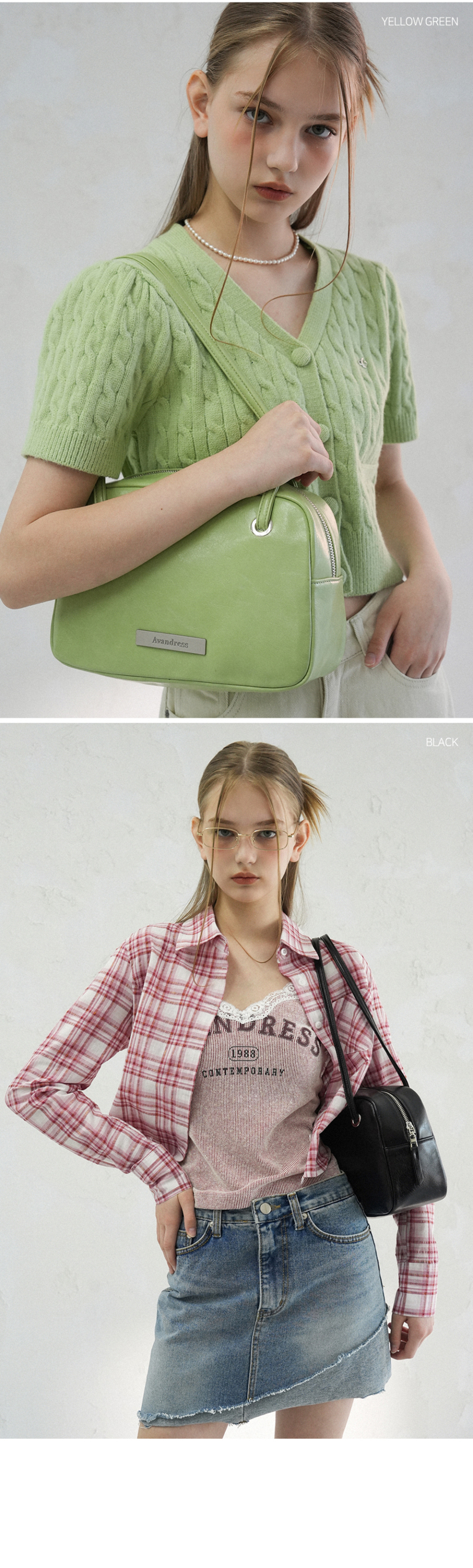 ★2024SS新作★AVANDRESS★Semi Square Shoulder Bag MUSINSA公式 | AVANDRESS Semi Square Shoulder Bag - 8COL